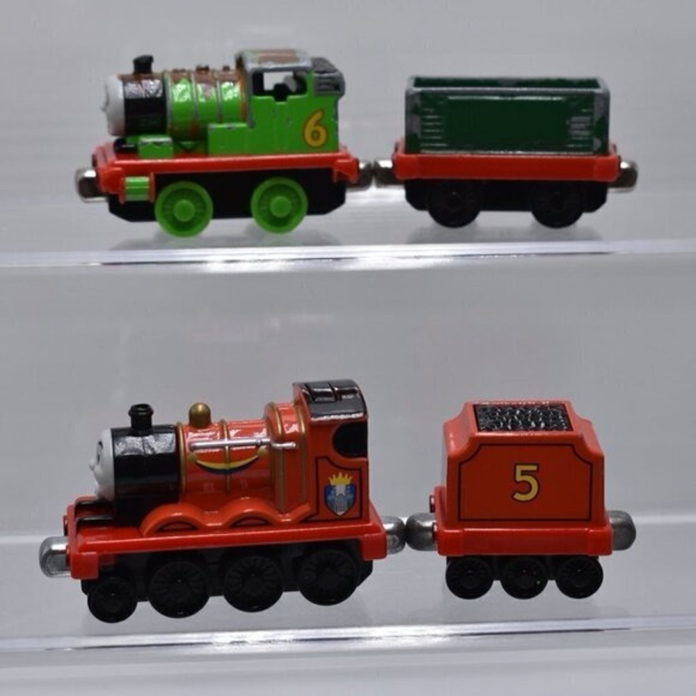 Friends Diecast Trains 2009 Percys Sweet Special Chocolate and James